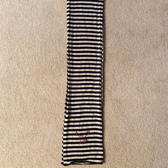 Striped Woven American Eagle Scarf - Picture 2 of 4
